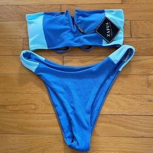 BRAND NEW with tags gorgeous color block bikini.